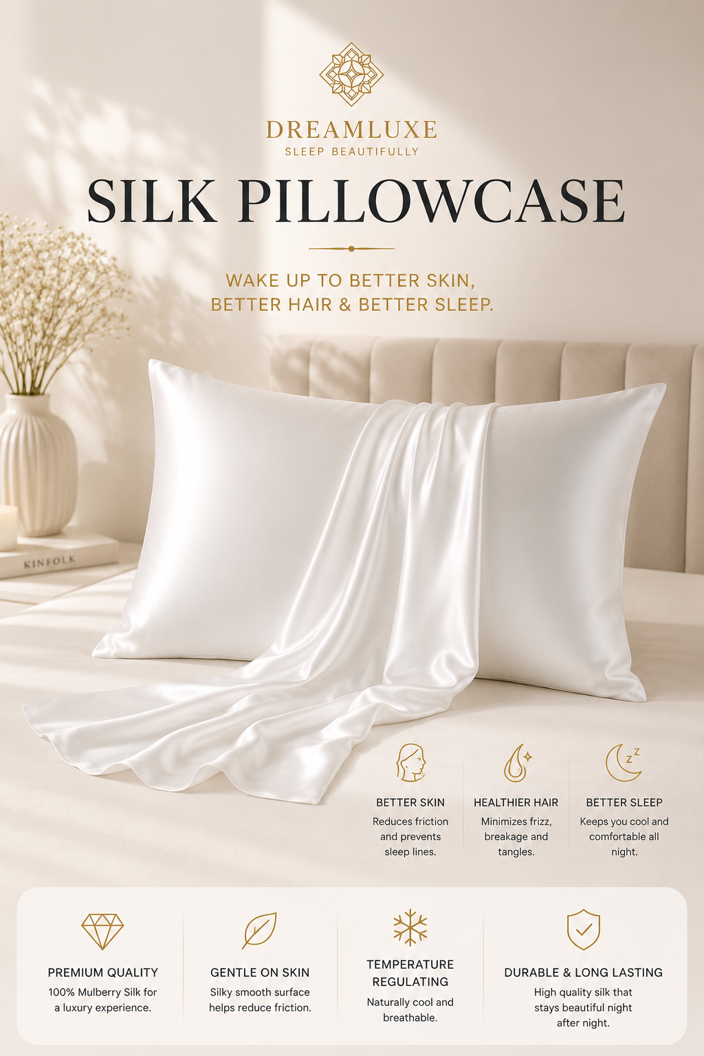 DreamLuxe™ - Satin Pillowcase