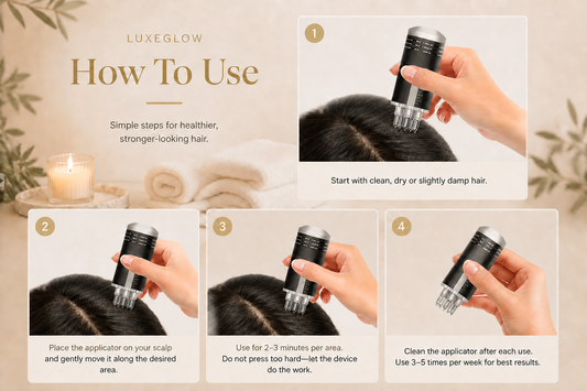 RootLuxe Scalp Massager – Precision Serum Applicator for Healthy-Looking Scalp